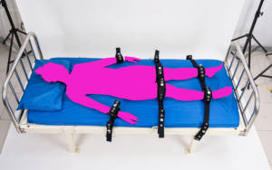 Полная кровать, система фиксации 6, фиксатор для фиксации, бандаж для защиты от волнения, плечевой ремень с магнитными замками - Product Image 4