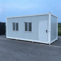 Maison conteneur modulaire démontable en acier étanche de 20 pieds et 40 pieds, préfabriquée, pour boutique