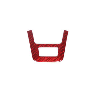 <span class=keywords><strong>Pour</strong></span> 2013 <span class=keywords><strong>Ferrari</strong></span> F12 Berlinetta véritable fibre de carbone voiture intérieur rouge Fiber de carbone contrôle Central P interrupteur de vitesse cadre décoratif - Product Image 4