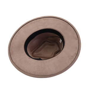 Nuevo Sombrero Fedora de Ala Ancha de Terciopelo Sintético con Diseño de Flecha y Borlas, Estilo Pasarela de Moda, 100% Transfronterizo - Product Image 5
