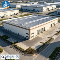 Edificio de Almacenamiento Logístico Metálico Moderno Prefabricado, Estructura de Acero de Calidad de Exportación, Almacén, Taller