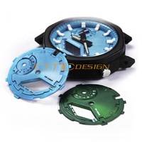 Esfera de Reloj GA-2100, Anillo de Capítulo, Marcador de Hora, Escala Luminosa para Reloj Ga-2110 Ga2100, Accesorios Modificados para Reloj