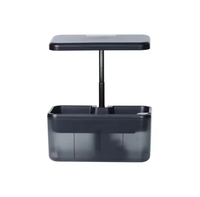 Jardinière auto-arrosante d'intérieur avec réservoir de 4,6 L, poteau télescopique et LED spectre complet pour la culture à domicile