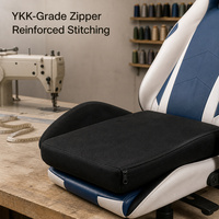 Coussin de siège personnalisé pour chaise de gaming Esports en mousse à mémoire de forme ultra-douce, soulagement de la douleur au coccyx, antidérapant, housse lavable, vente en gros
