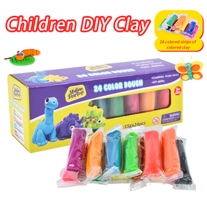Chất Lượng Cao Cấp Mô Hình Playdough Đồ Chơi Các Nhà Sản Xuất Không Độc Hại Colourful Mềm Chơi Bột Polymer Đất Sét Đặt Trẻ Em - Product Image 2
