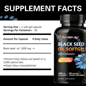 Aceite de Semilla Negra con Fibra Prebiótica en Cápsulas Blandas |   Nigella Sativa para el Apoyo Intestinal y Metabólico |   60 Cápsulas |   GMP - Product Image 3