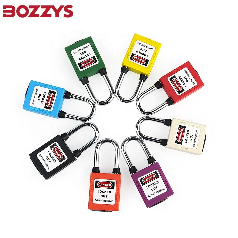 Bozzys tùy chỉnh thép còng bị cấm hoạt động khóa chống bụi Ổ khóa an toàn cho đại tu thiết bị công nghiệp