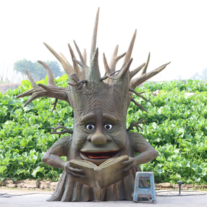 Life-Size Indoor/Outdoor Silicone Realistic Animatronic Electric Human <strong>Face</strong> Talking <strong>Tree</strong> Model <strong>with</strong> Sounds for Adventure Parks - Product Image 1