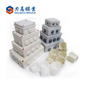 Horizontal automatic plastic electric junction box injection molding making machine
