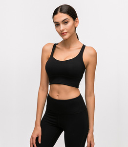 <span class=keywords><strong>Hot</strong></span> Sexy Girls <span class=keywords><strong>Fitness</strong></span> Ladies Girls Running Gym Sports Yoga Bra Tops para mujeres - Product Image 3