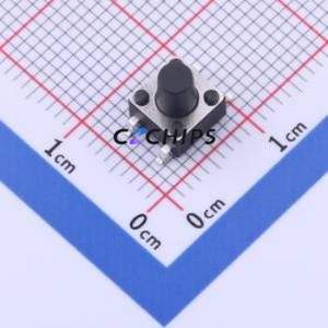 TS-1095PS-A8B2-C3D2 Tactile Switch SMD-4P,6x6mm Switch Single Pole Single Throw Round Button 1.8N Vertical Mount - Product Image 1