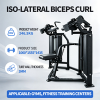 Machine à curls indépendante à charge libre pour biceps, équipement de musculation professionnel pour salle de sport, prix de gros direct usine, vendeur