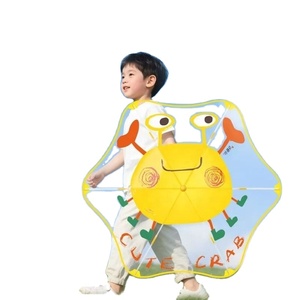 Parapluie scolaire transparent OEM pour enfants, sécurité renforcée, ouverture automatique, 8 baleines anti-pincement, ouverture/fermeture automatiques, poignée droite - Product Image 2