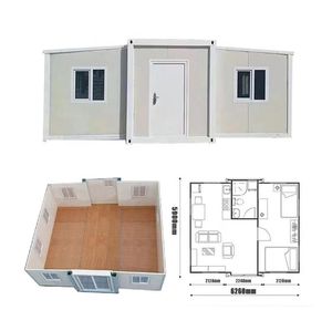 40ft 20ft sang trọng prefab biệt thự 2 3 4 5 phòng ngủ đúc sẵn có thể gập lại mở rộng container nhà di động nhỏ nhà - Product Image 3