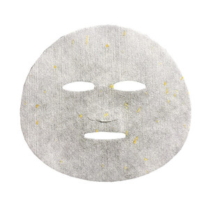 Masque facial en tissu non tissé en fibre végétale blanche sans eau, pétales de camomille lyophilisés Y265, matériau de support - Product Image 1
