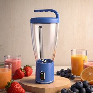 Licuadora Inalámbrica de 150W con Batería de Iones de Litio, Libre de BPA, Grado Alimenticio, 6 Cuchillas, Trituradora de Hielo, de Alta Resistencia, 1000ml, USB, para Exteriores y Automóvil - Product Image 6