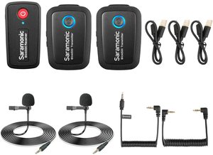 <span class=keywords><strong>Saramonic</strong></span> Blink500 B2 <span class=keywords><strong>ไม</strong></span>โครโฟนไร้สายสองช่อง 2.4GHz สําหรับการออกอากาศวิดีโอ - Product Image 1