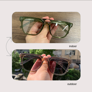 Kính photochromic lớn kính khung vuông kính khung thiết kế kính khung cho nam giới các loại kính khung - Product Image 3