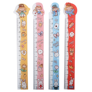Regla de plástico acrílico de 150mm de <span class=keywords><strong>color</strong></span> personalizado, ficha promocional para niños escolares para estudiantes - Product Image 1