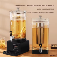 Distributeur de café et de thé commercial, bouilloire électrique à contrôle de température, seau avec filtre, infuseur à thé, machine à infuser le thé