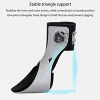 Orthèse de pied tombant AFO, support de cheville, stabilisateur de marche, avec airbag gonflable pour pied hémiplégique