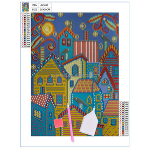 Kit de <span class=keywords><strong>peinture</strong></span> diamant 5d, bricolage, cascade de bord de lac, mosaïque de diamant, broderie, <span class=keywords><strong>peinture</strong></span> de décoration faite à la main, <span class=keywords><strong>peinture</strong></span> par numéros, Art mural - Product Image 4