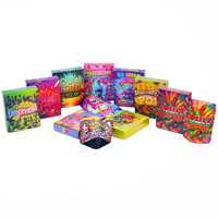 Sachets Doypack Multicolores Vifs en Mylar avec Fermeture Éclair Anti-Humidité et Motifs Variés pour Bonbons, Sushi, Chewing-gum, Aliments pour Animaux