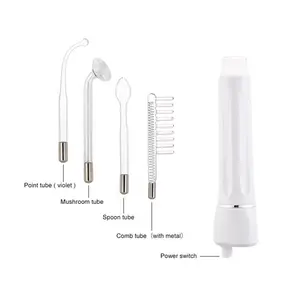 2021 best selling Portable high frequency deviceportable handheld high frequency skin therapy wand facial machine