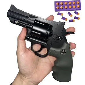 Vendita calda in metallo ZP5 Revolver Gel Blaster pistola giocattolo per adulti manuale in metallo morbido pistola giocattolo in lega vera idrogel pistole modello arma