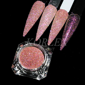 <span class=keywords><strong>Glitter</strong></span> Kuku Titanium Berkilau, Resin Reflektif, Serpihan Pigmen Gula Mengkilap, Pigmen Anorganik Berpigmen Tinggi - Product Image 2
