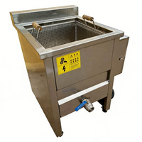 Commerciële roestvrijstalen elektrische blancheermachine voor aardappelchips, fruit en voedselverwerking
