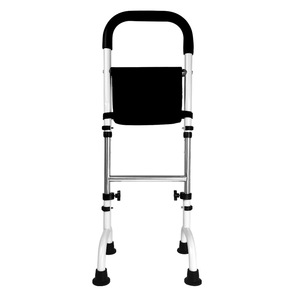 Portable Foldable <b>Walker</b> For <b>Elderly</b> With Seat 30Cm Width 75-91Cm Height Bathroom Walking Aid - Product Image 2