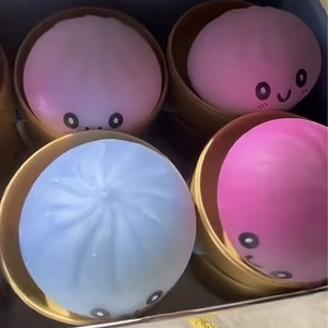 ของเล่นบีบตุ๊กตาซาลาเปาสุดน่ารัก บีบแล้วคืนรูปช้าๆ ช่วยคลายเครียด ตุ๊กตาซาลาเปาหน้ายิ้ม ของเล่นบีบซาลาเปาคลายเครียด - Product Image 2