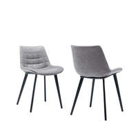 Chaise de salle à manger Sillas De Comedor en cuir à dossier haut vente en gros