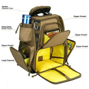 Échantillon gratuit, sac de pêche personnalisé pour la pêche en plein air, léger, multi-usages, imperméable, sac de rangement pour matériel de pêche - Product Image 1
