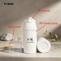 Flacon Airless Blanc Opaque Recyclable, Pot Sous Vide Durable Sans BPA pour Crème Visage, Couleur Personnalisée & Faible MOQ