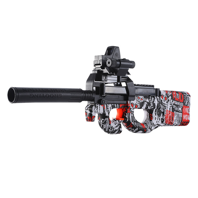 Детский пистолет P90 для игр на открытом воздухе, игрушка-бластер с брызгами, гель для извлечения ракушки M416, Мягкая Пуля nerf, игрушечный пистолет для взрослых
