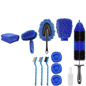 26 Piece Industrial Car Detailing <b>Brush</b> <b>Set</b> Wool Material Tire Dust <b>Wire</b> <b>Brush</b> Wheel Cleaning Polishing Kit - Product Image 1