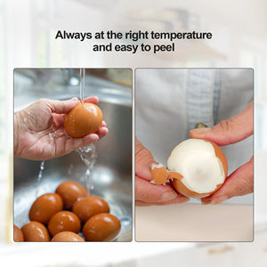 Nuovo Design 2026: Cuociuova Elettrico Rapido e Intelligente con Display Colorato, Capacità 6 Uova, per Uova Sode/Medio-Sode/Durcissime - Product Image 4