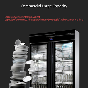 Máy khử trùng bát đũa bằng thép không gỉ dung tích lớn, tủ khử trùng nhà bếp - Product Image 5