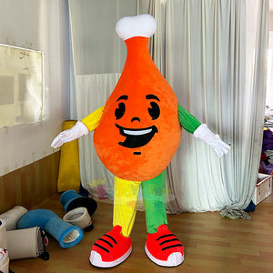 Vibrante Disfraz <span class=keywords><strong>de</strong></span> Mascota <span class=keywords><strong>de</strong></span> Baqueta Naranja Ideal para Fiestas <span class=keywords><strong>de</strong></span> Personajes <span class=keywords><strong>de</strong></span> Dibujos Animados y Eventos Festivos - Product Image 2