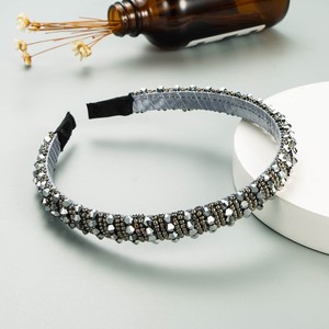 Diadema hecha a mano a la moda con diamantes de imitación de cristal para <span class=keywords><strong>mujer</strong></span> ostentosa de lujo al por mayor para chica adolescente - Product Image 3