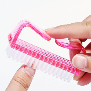 Lot de 5 brosses à ongles en plastique, petites brosses en corne pour le nettoyage des ongles des orteils et des ongles des mains - Product Image 1