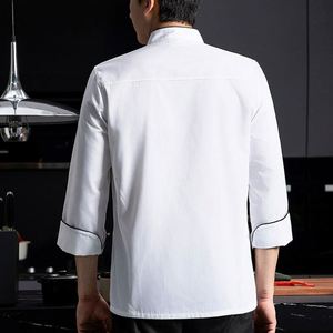 Unico Lr Uniforme Du Cuisinier Cooking Restaurant Kitchen Custom Waterproof Sell Hibachi White <b>Chef</b> Uniform Unisex - Product Image 2