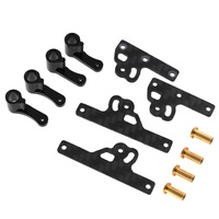 Support d'amortisseur réglable en fibre de carbone pour voiture modèle RC Crawler 1/24, pièces de rechange et accessoires de mise à niveau