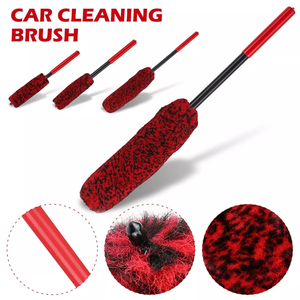 Brosse de nettoyage des roues de voiture Brosse de nettoyage des jantes en nylon pliable - Product Image 1