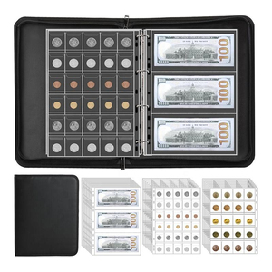 สมุดสะสมเหรียญกันไฟ YY แบบพกพา 300 ช่อง สำหรับนักสะสม - Product Image 5