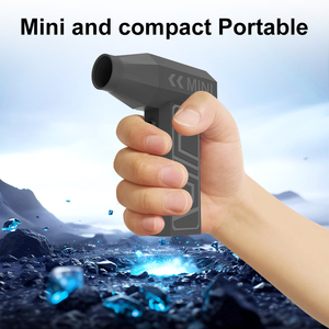Ventilateur Turbo+ haute vitesse pliable - Pistolet souffleur d'air portable pour PC, clavier et ventilateur Turbo avec logo personnalisé - Product Image 3