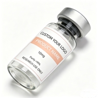 Autocollants en vinyle imprimés sur mesure pour peptides, étiquettes imperméables pour flacons de 3 ml, 10 ml, 15 ml pour poudre de peptides