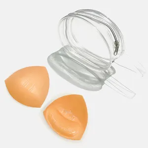 Double-Sided Self-Adhesive Cotton Bra Stick-On Pads Breathable Washable Breast Petals Soft Intimates Enhancer Insert Pad